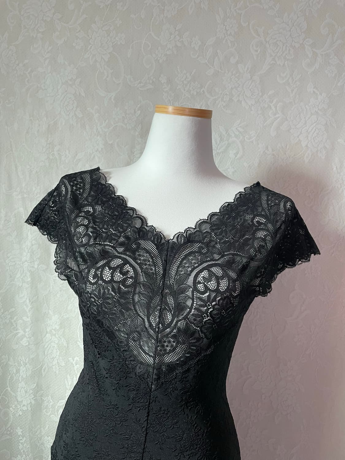black lace slip dress / gothic lingerie 상품이미지4