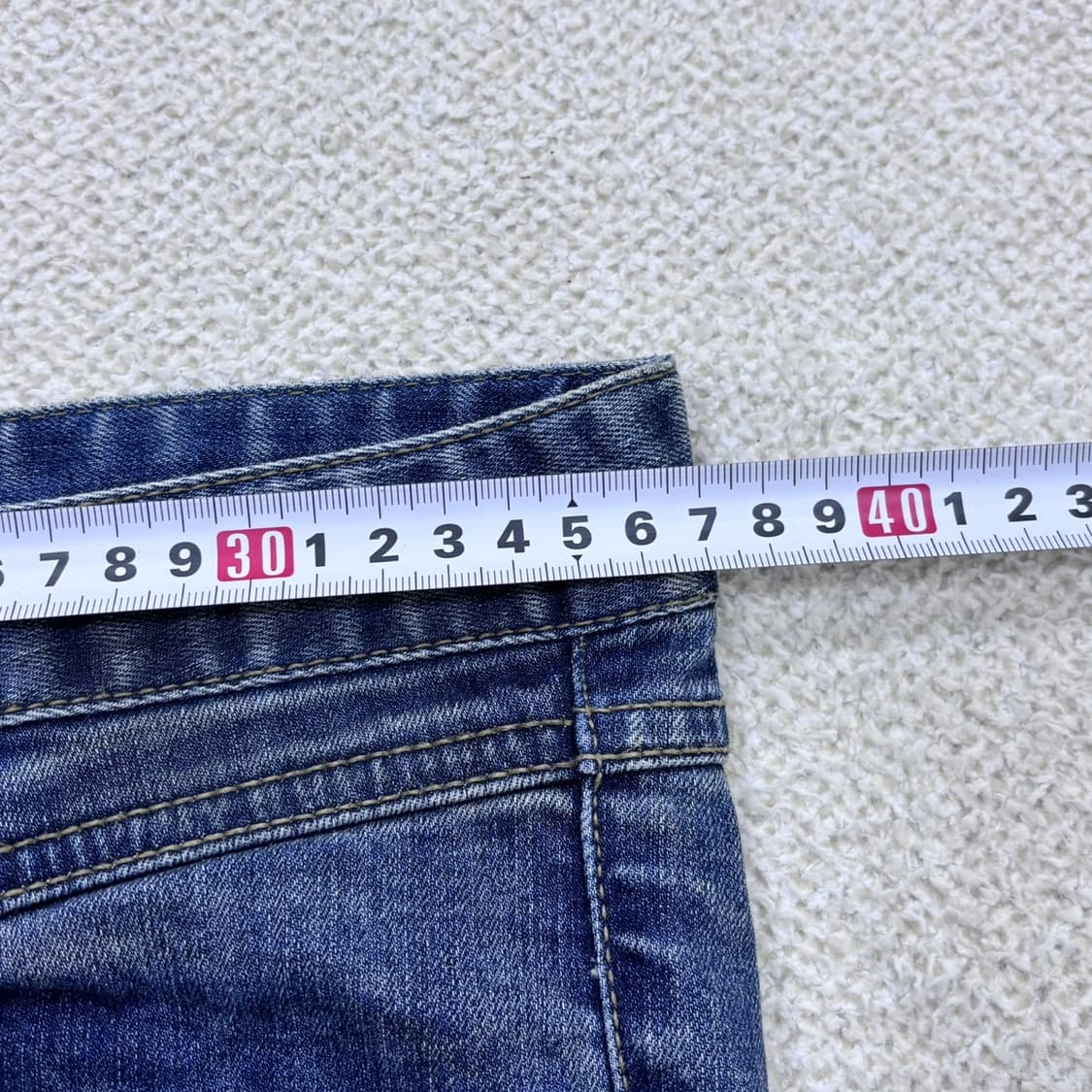 42 베네통 빈티지 워싱 데님 팬츠 0423E 상품이미지8