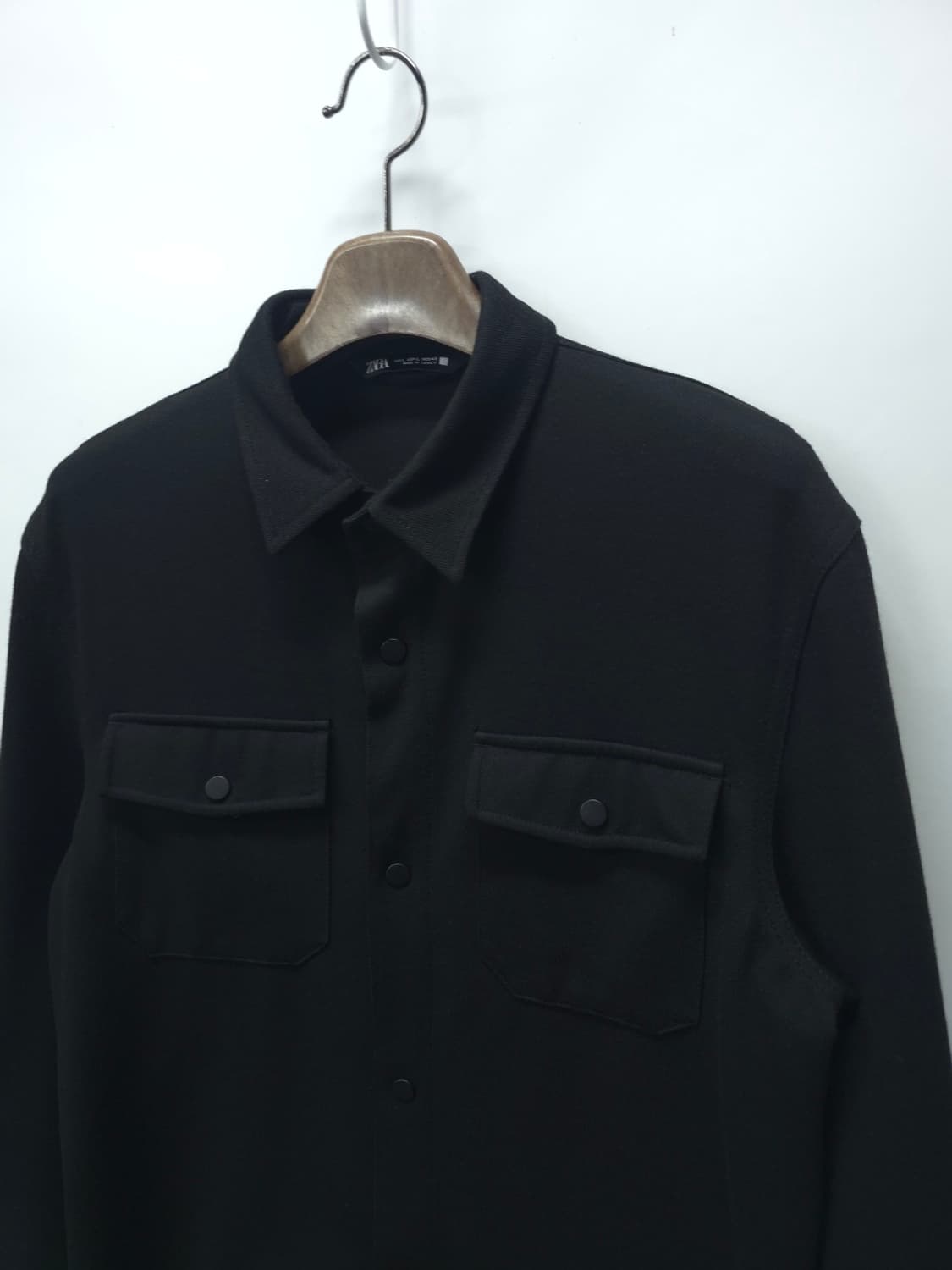 자라(ZARA) 블랙 포켓 오버셔츠 자켓(100) 상품이미지2