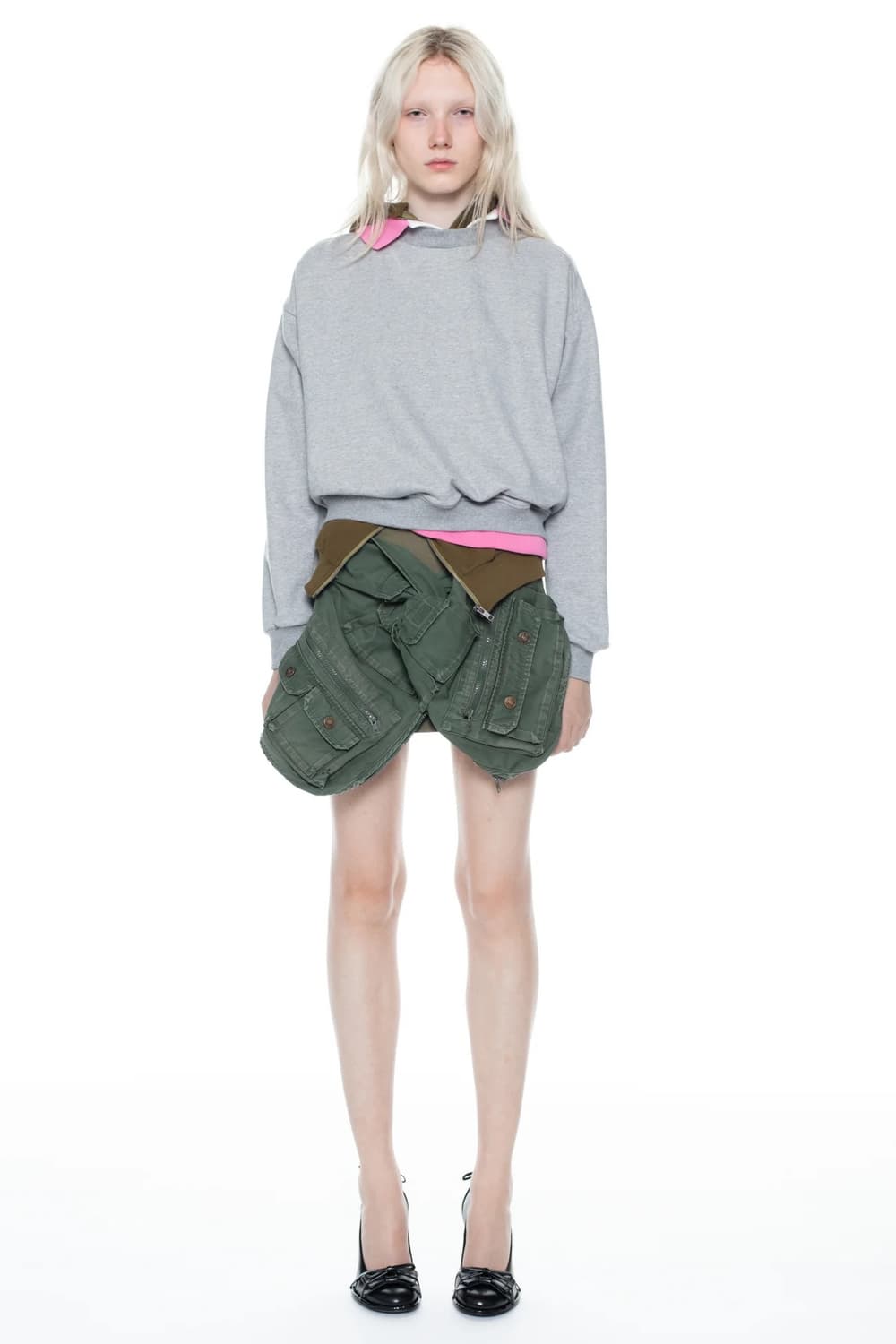 [M]어거스트 바론 All-in 25fw 트리플 후드티/그레이 카키 상품이미지6