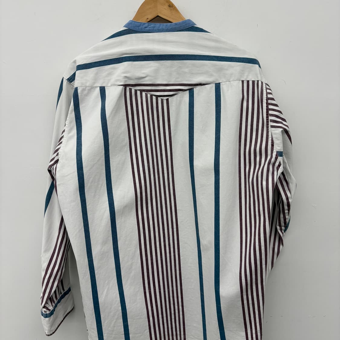 랭글러 스트라이프 헨리넥 셔츠 남성 XL 상품이미지5