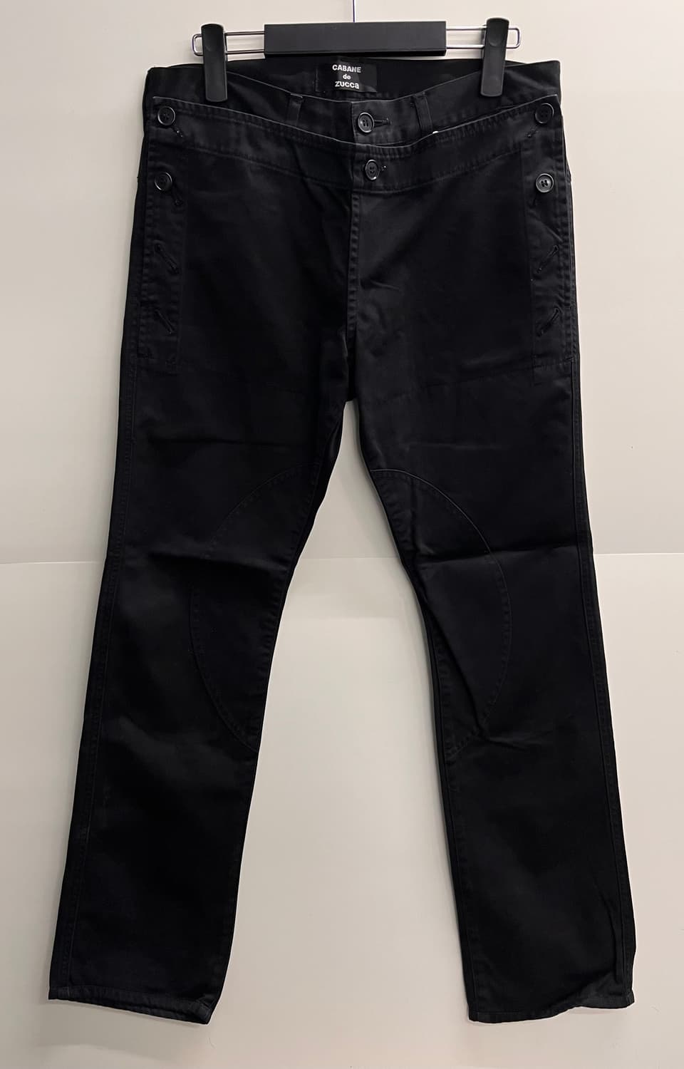CABANE de ZUCCA 팬츠 블랙 상품이미지1