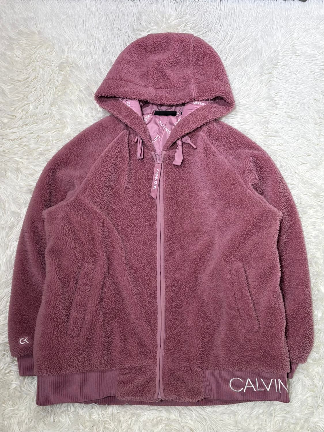 캘빈클라인 퍼포먼스 후드 후리스 집업 상품이미지4