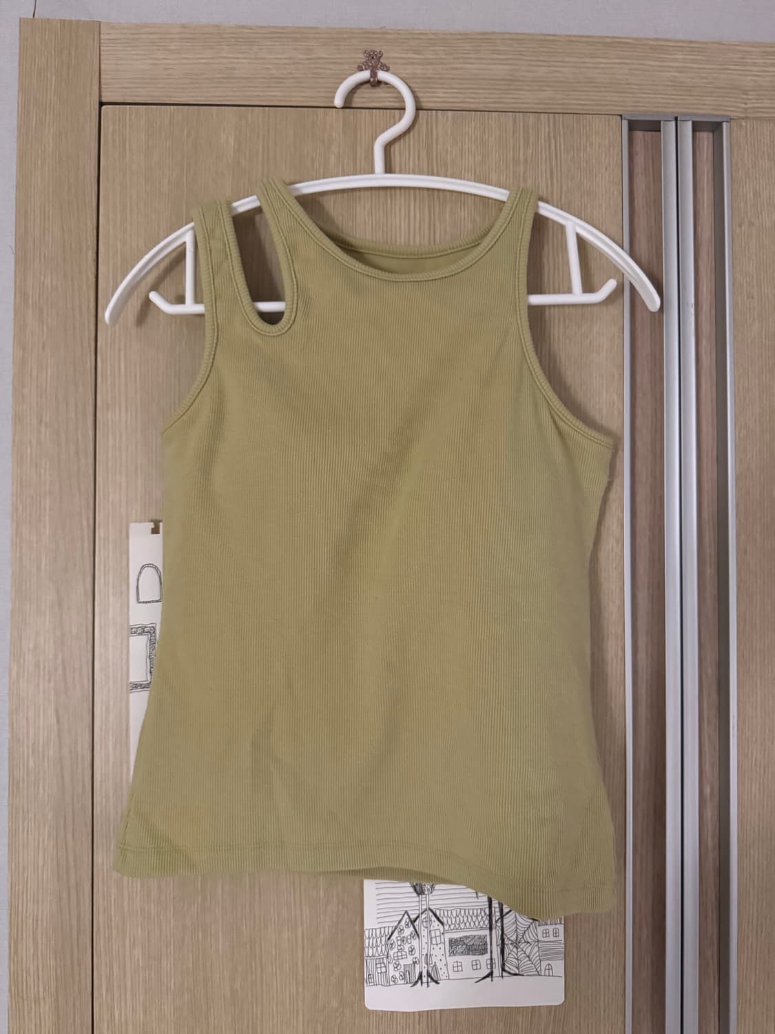 슬리브리스 패드 내장 탑  상품이미지1