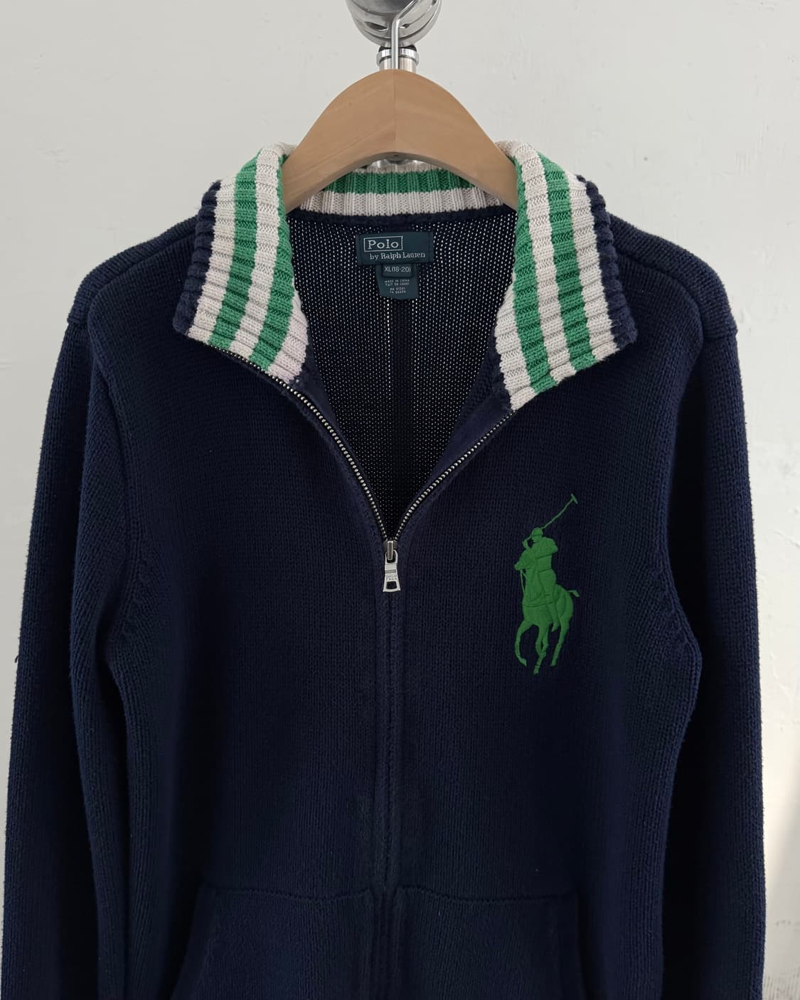 Polo 폴로 랄프로렌 보이즈라인 빅포니 니트집업 상품이미지6