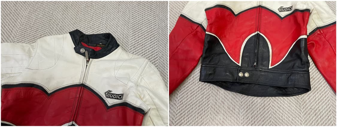 Giudich 이태리 riri지퍼 폴 레더 레이싱 수트 상품이미지7