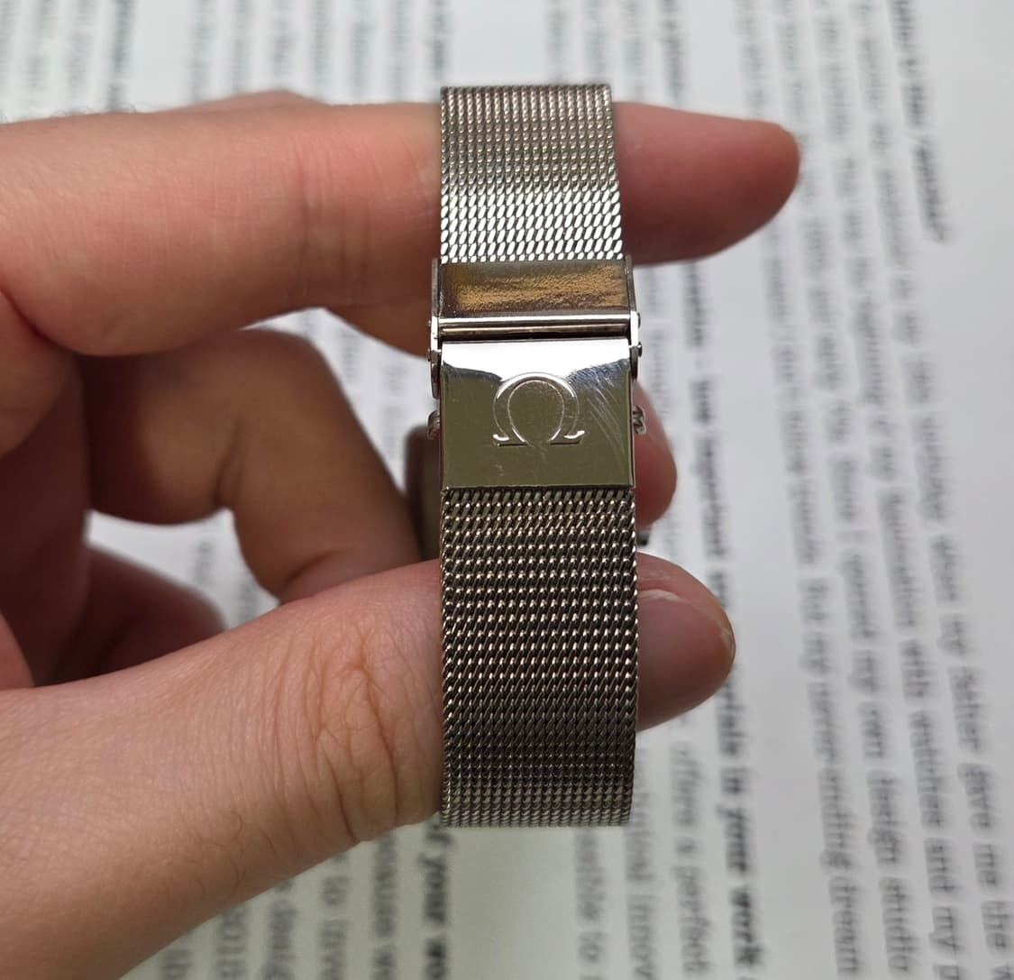 빈티지 오메가 드빌 사각탱크 샴골판 각유리 여성용 브레이슬릿 ver. 상품이미지6