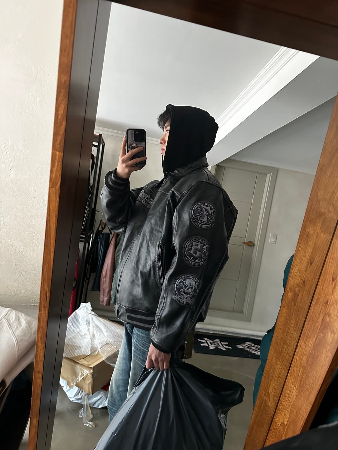 아비렉스 avirex riders king 레더 자켓 상품이미지7