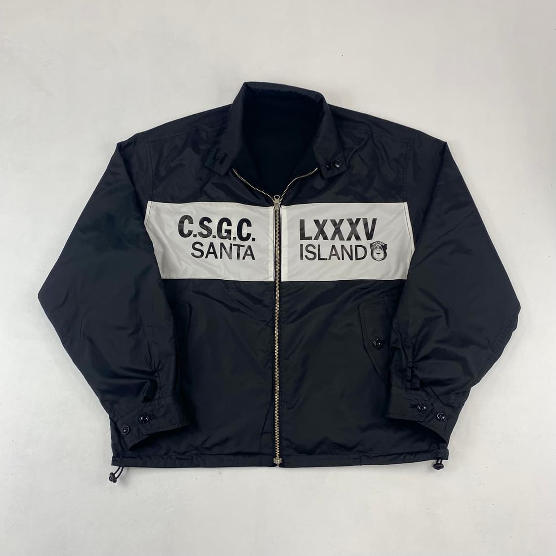 캡틴산타 폴리 빅로고 블랙 리버시블 스윙톱 자켓 (105) 상품이미지2