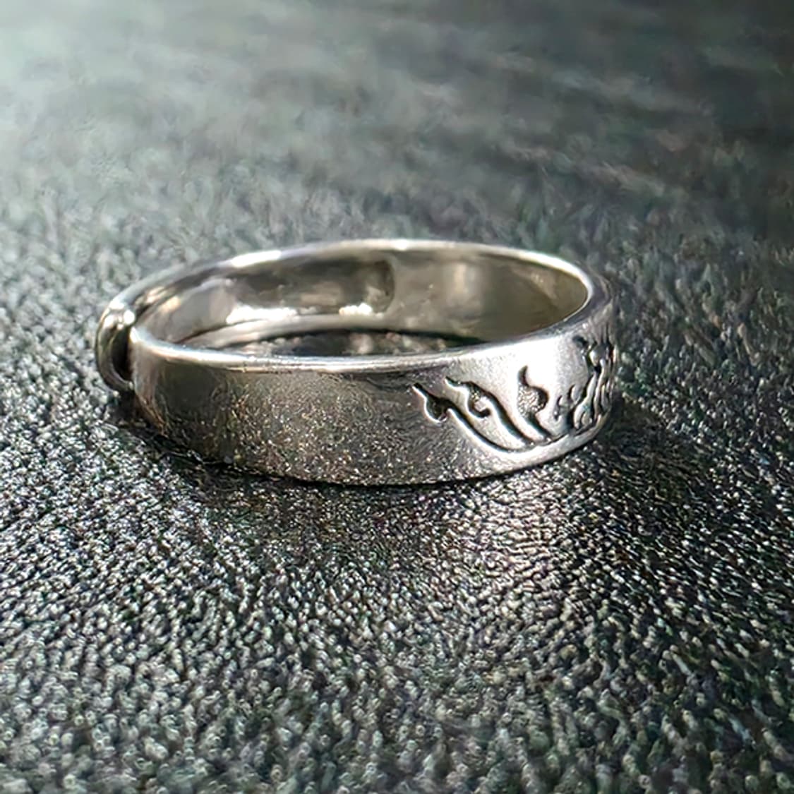 Miwol 실버 남자 엔틱 빈티지 명품 고대 구미호 여우 반지 상품이미지2