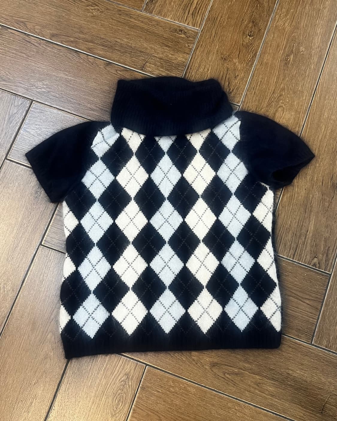 👾네이비 아가일 코디 👾 상품이미지5