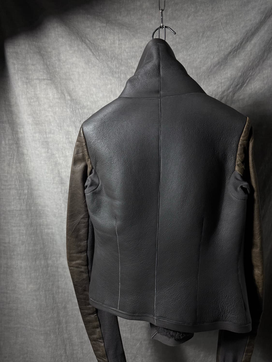 Rick Owens High Neck Shearling Jacket 상품이미지9