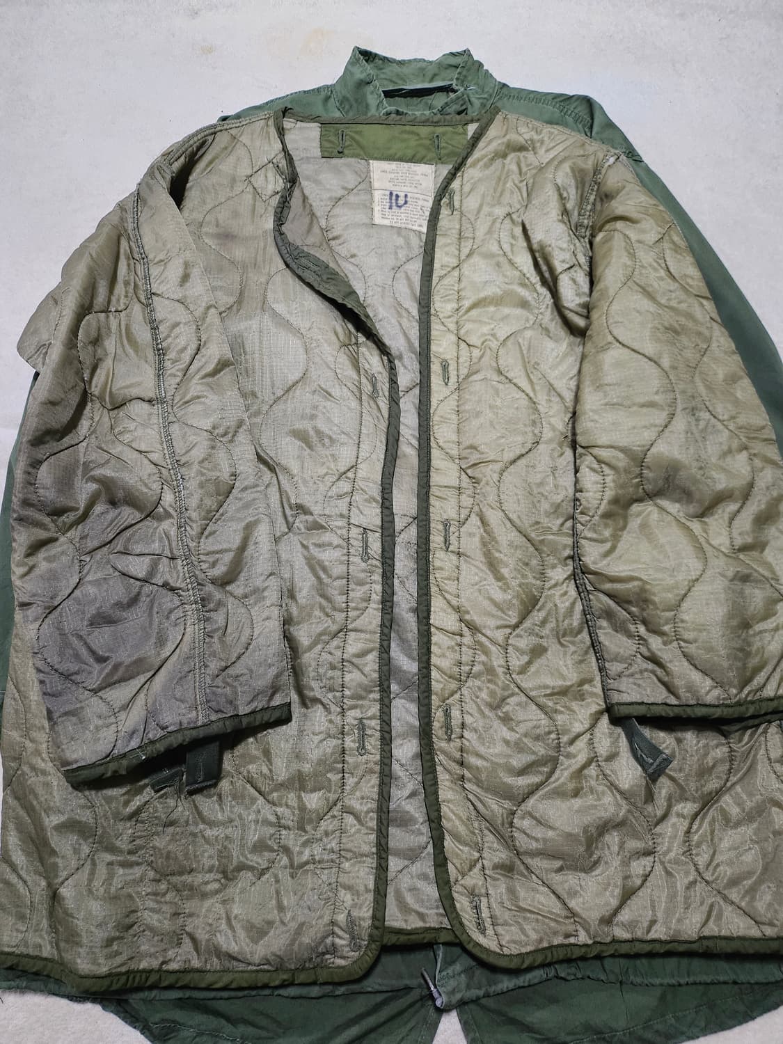 80s 미군오리지날 피쉬테일 개파카 S 상품이미지6