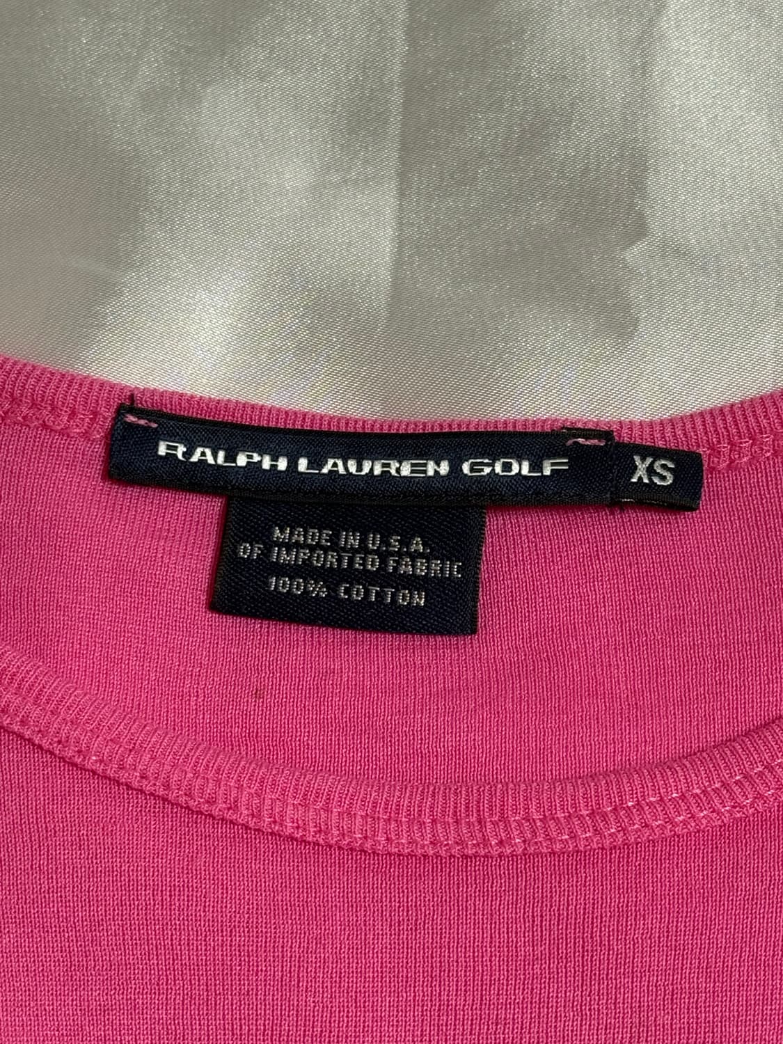 랄프 로렌 골프 긴팔 티셔츠 갸루 빈티지 핑크 핫핑크 빅포니 상품이미지2