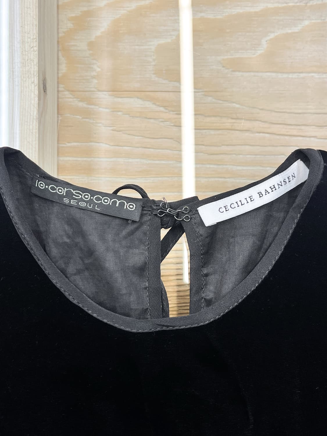 세실리아 반센 20s/s 벨벳 알렉사 드레스 상품이미지5