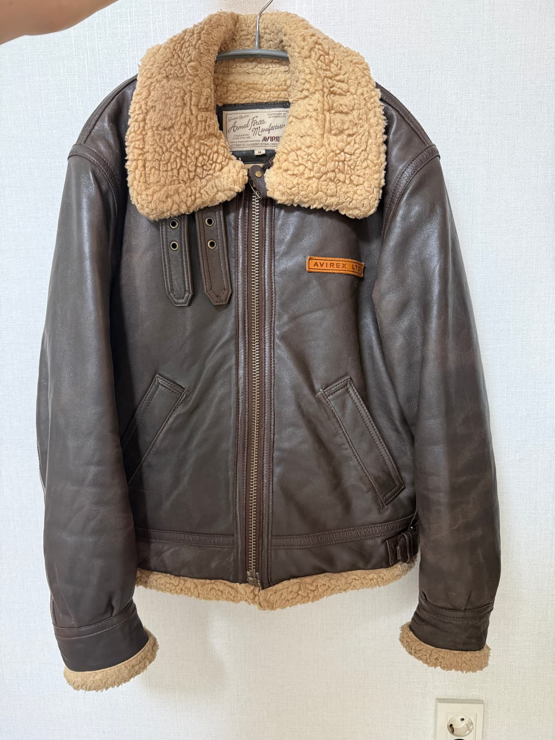 아비렉스 B-3 무스탕 상품이미지3