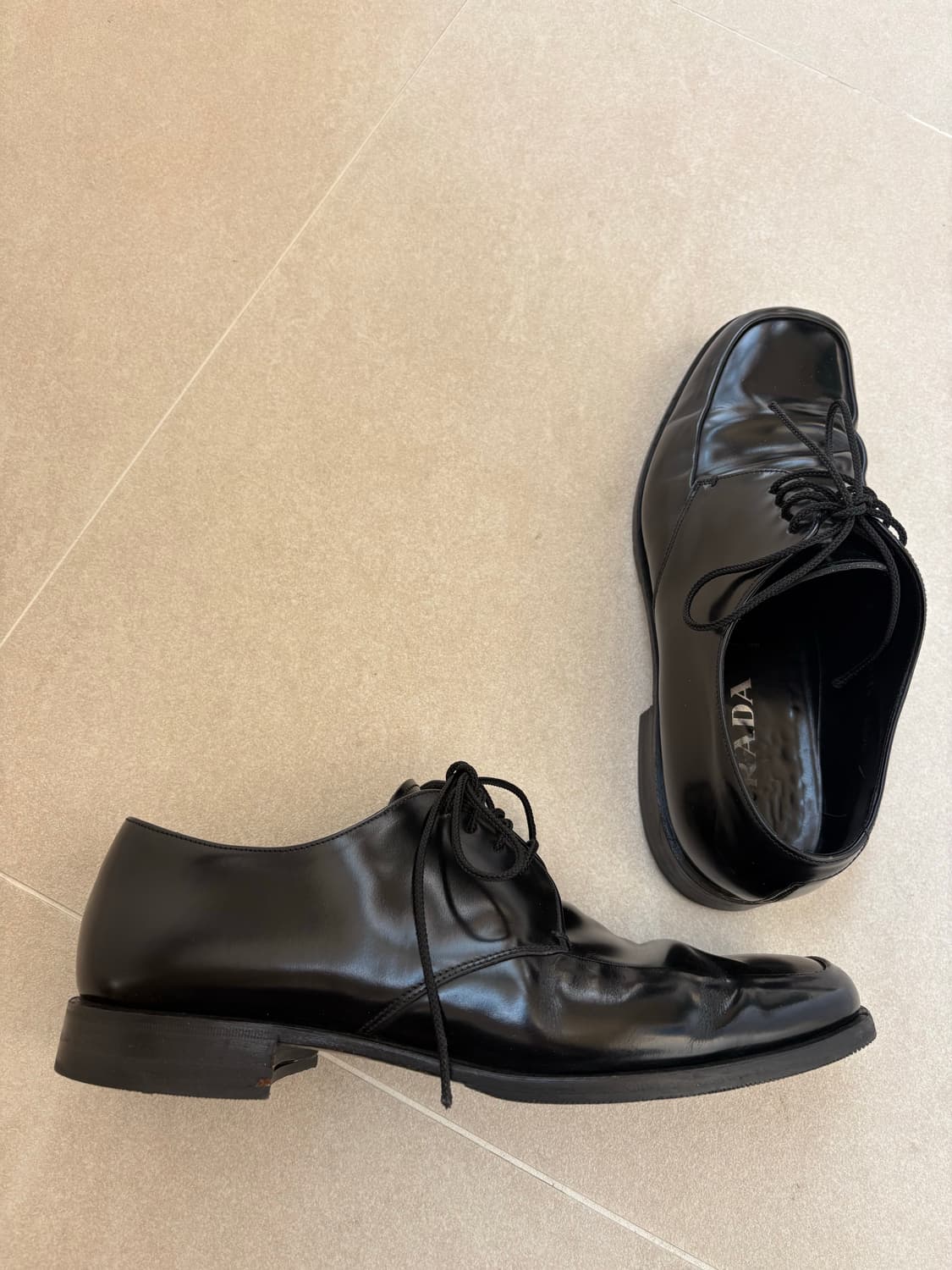 프라다 더비 스퀘어토 uk7 / 260 상품이미지4