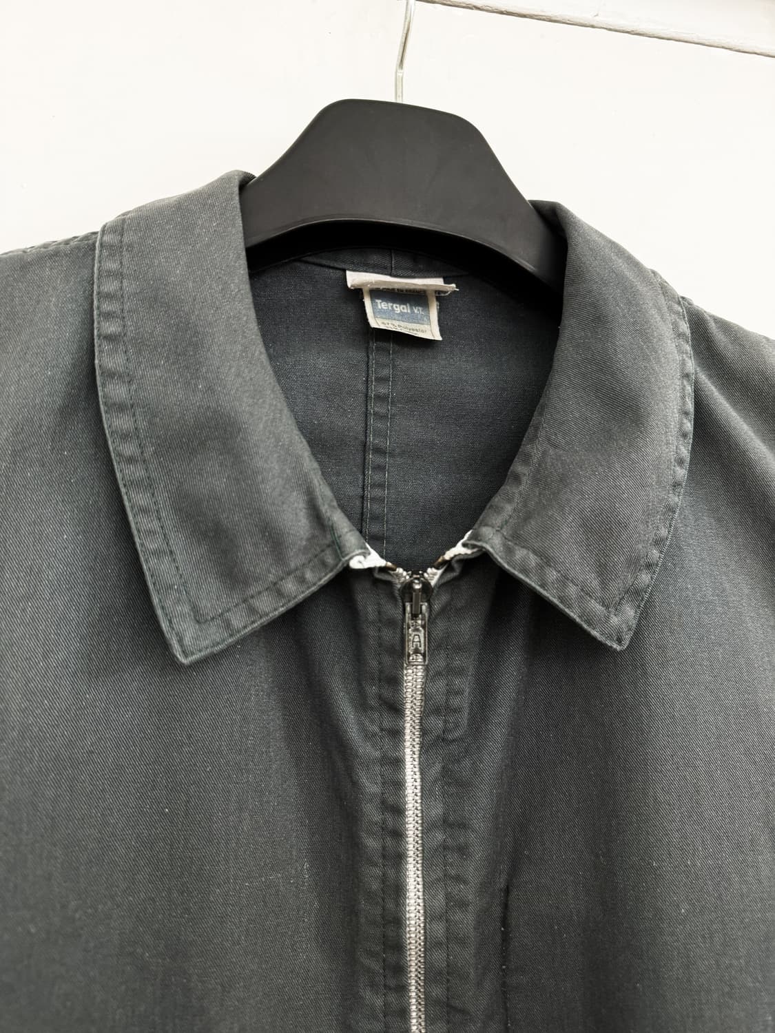 80s French Vintage Tergal Work Jacket 상품이미지2