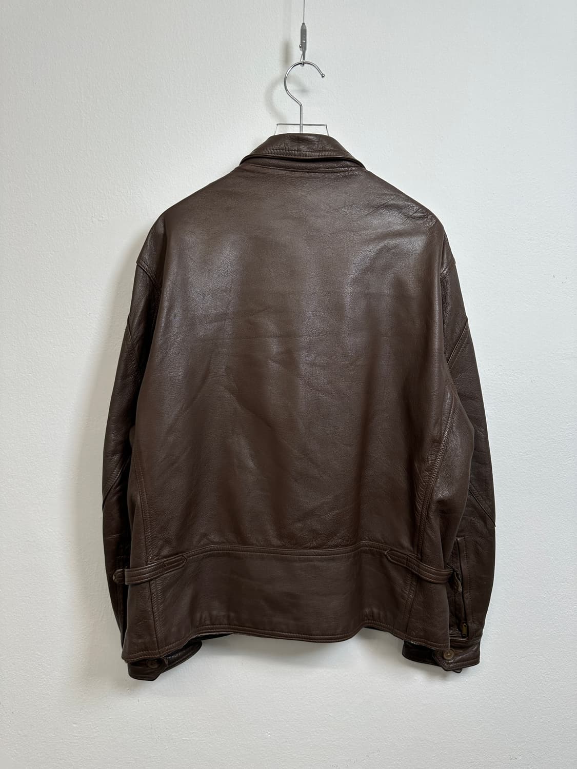 USA 80s Willis&Geiger G-8 플라이트 가죽자켓 상품이미지3