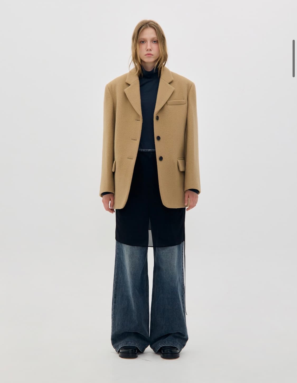 로우클래식 ALPACA WOOL BLAZER COAT - L사이즈 상품이미지6