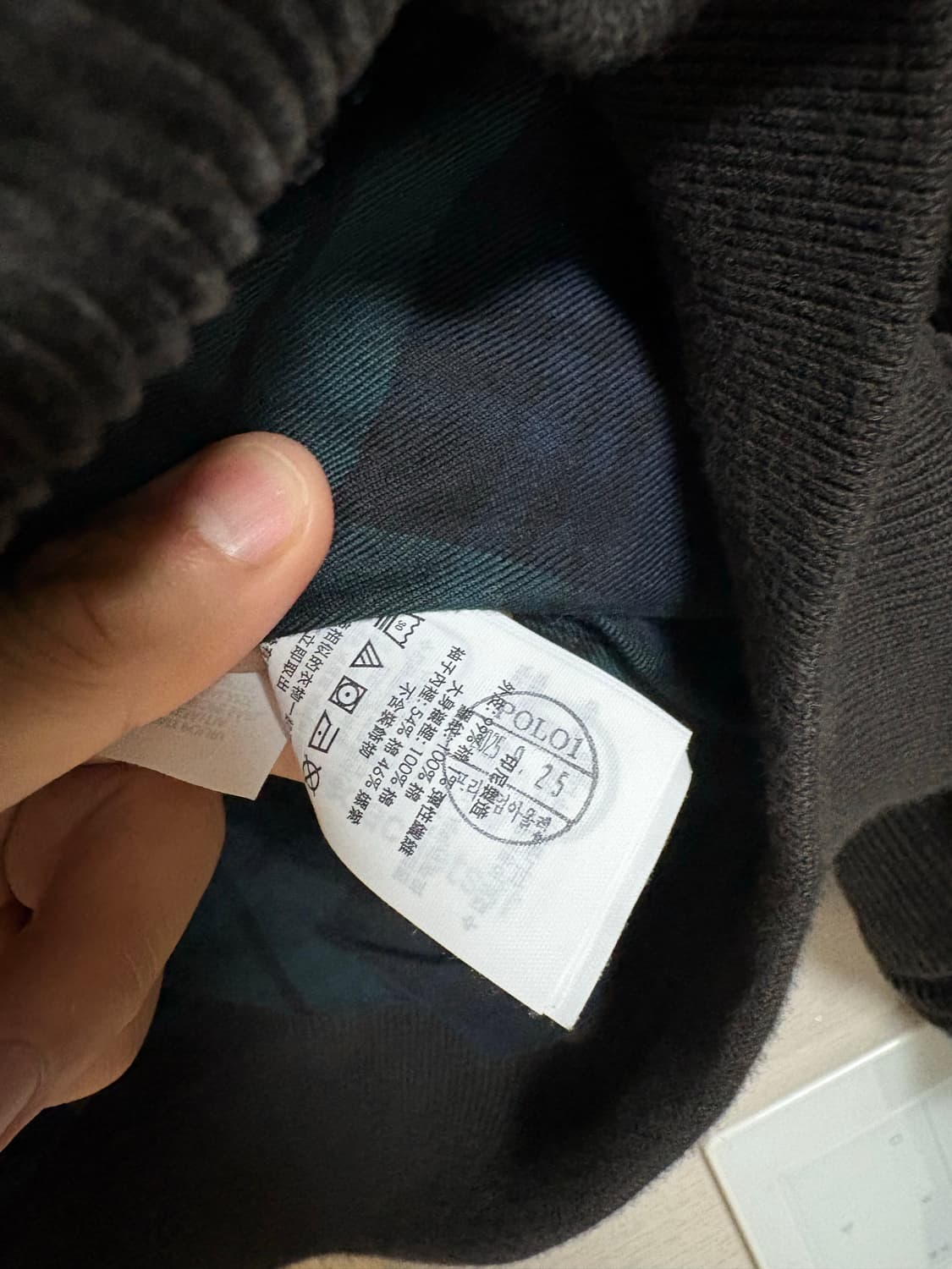 폴로 코듀로이 바라쿠다 자켓 진브라운 M 상품이미지6