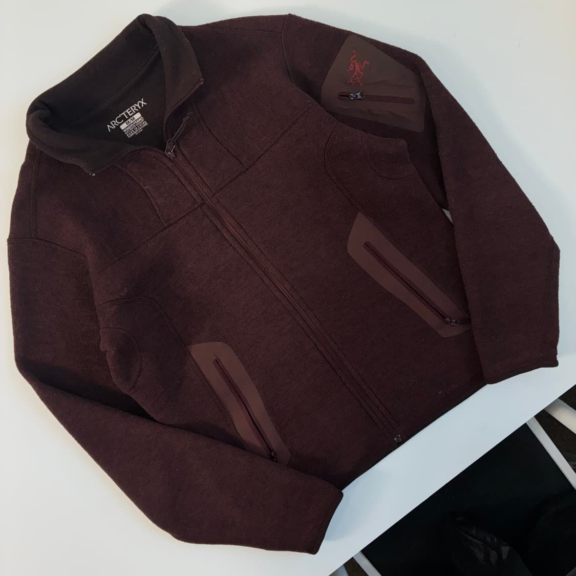 Arc'teryx  아크테릭스 폴라텍 소프트쉘 버건디 플리스 자켓 상품이미지2