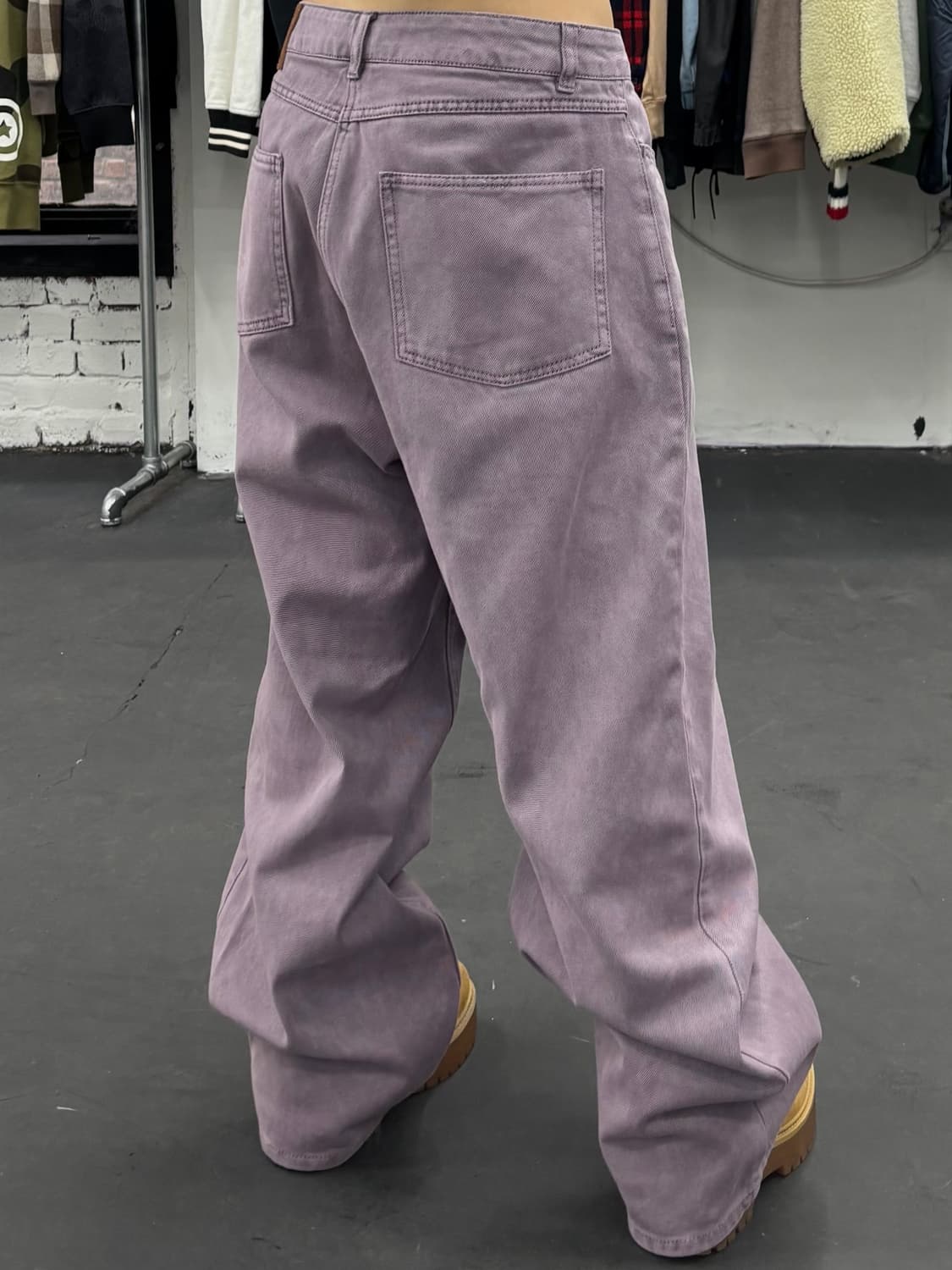 Tony Hwak 퍼플 데님팬츠 상품이미지5