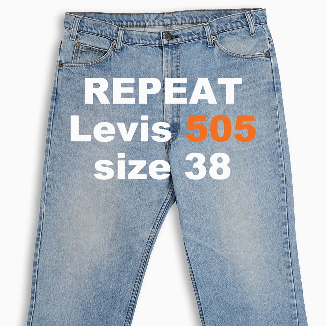 리바이스 505 오렌지탭 연청 90s USA 38 인치 OR5054036 상품이미지1