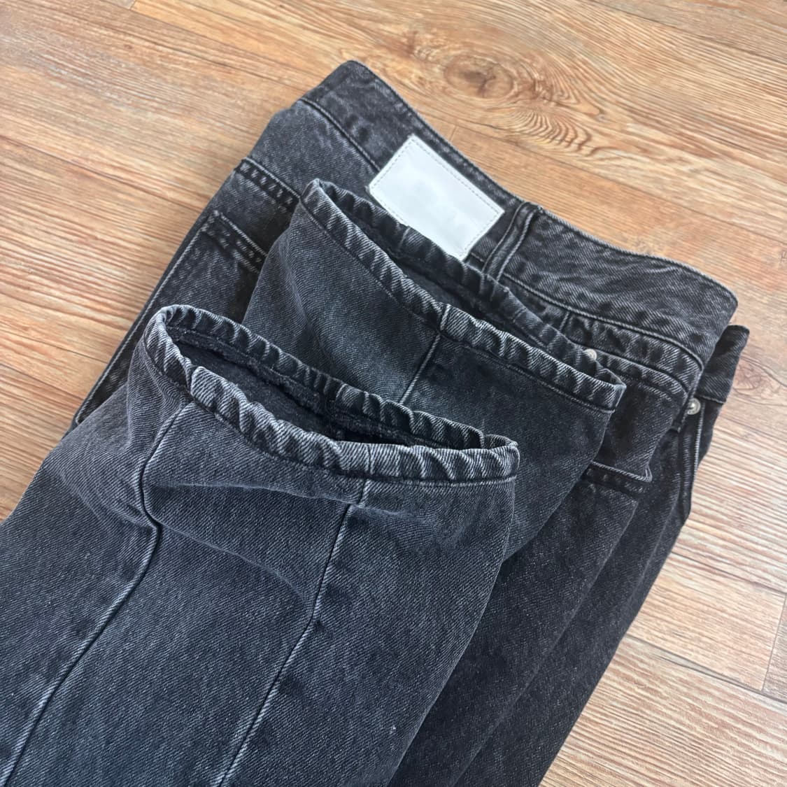 LAP 랩101 흑청 워싱 데님 28 청바지 TOM 스트레이트 상품이미지10
