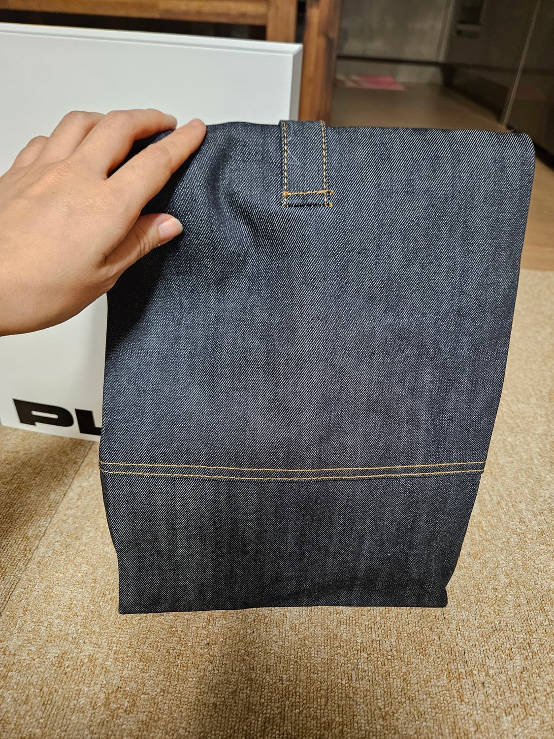 플랙 데님 롤업백 노트북가방 상품이미지4