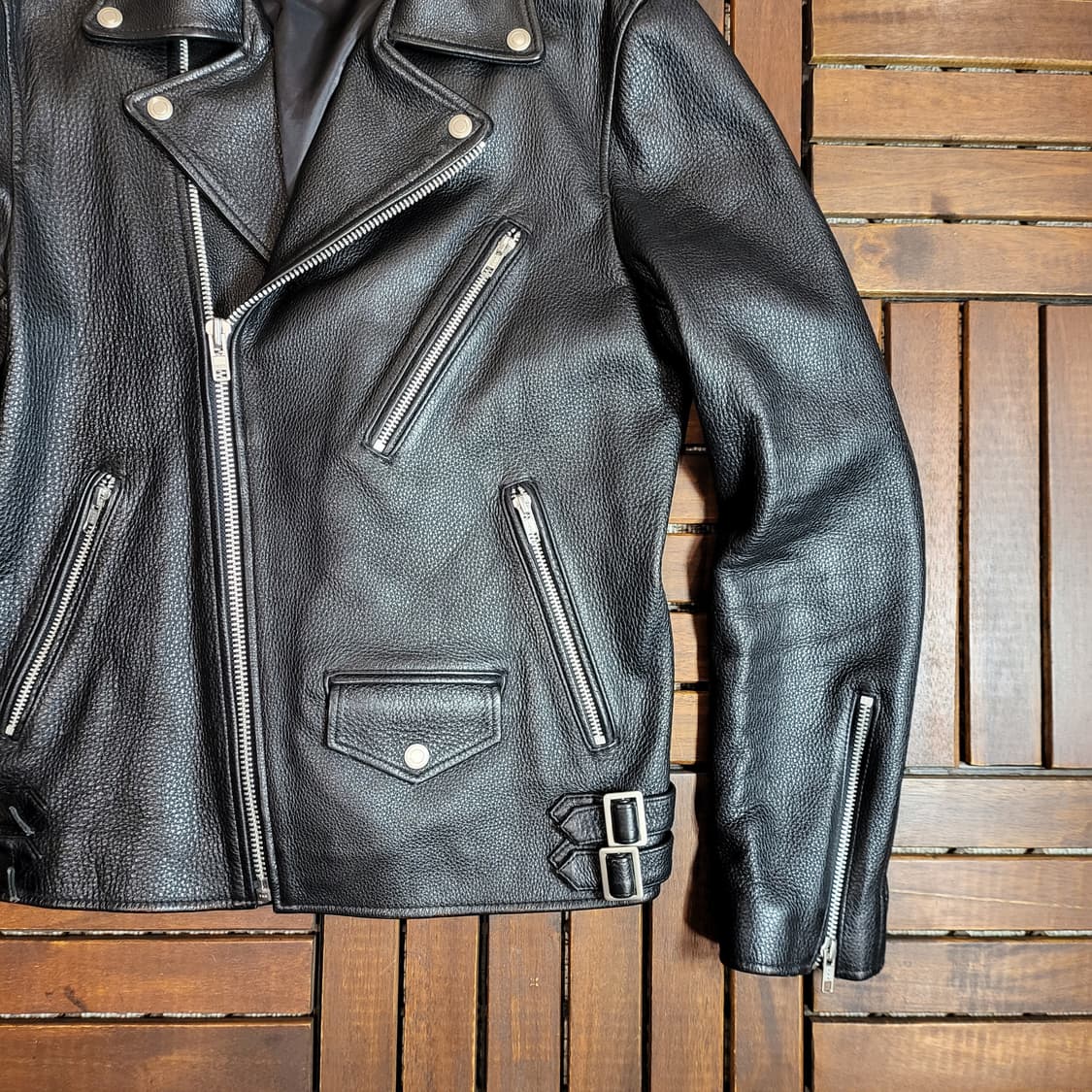 비바스튜디오 리얼 레더 자켓 (L) 상품이미지4