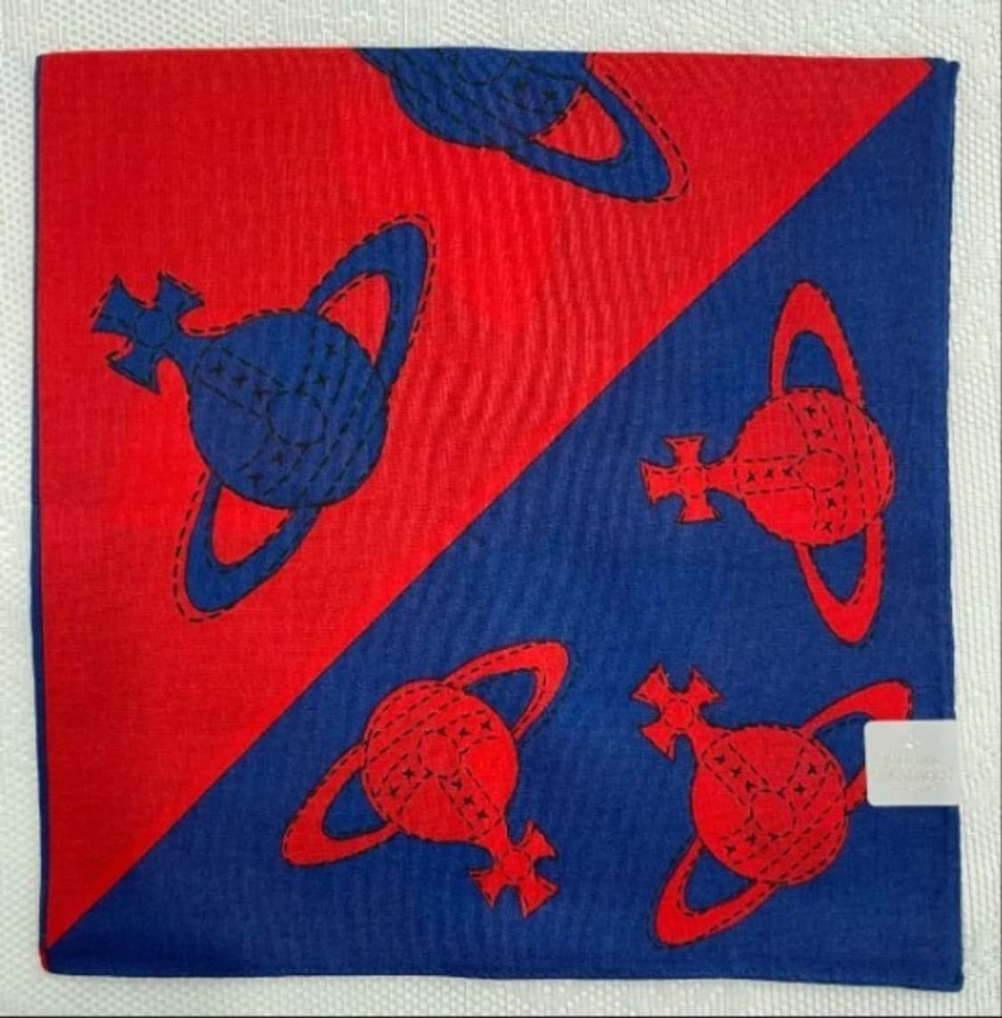 비비안웨스트우드 면 손수건 6 (새상품 with Case) 상품이미지2