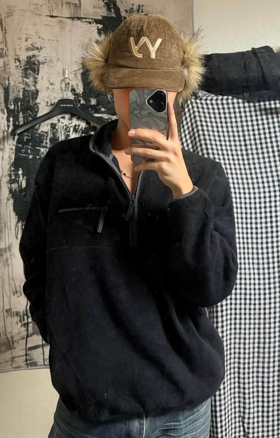 90’s Mind game half zip fleece  상품이미지1