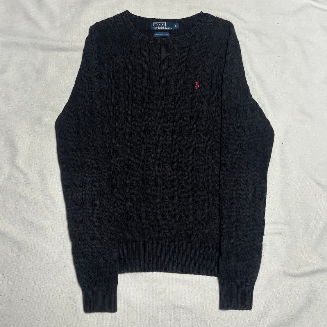 L 폴로랄프로렌 피마코튼 니트  상품이미지2