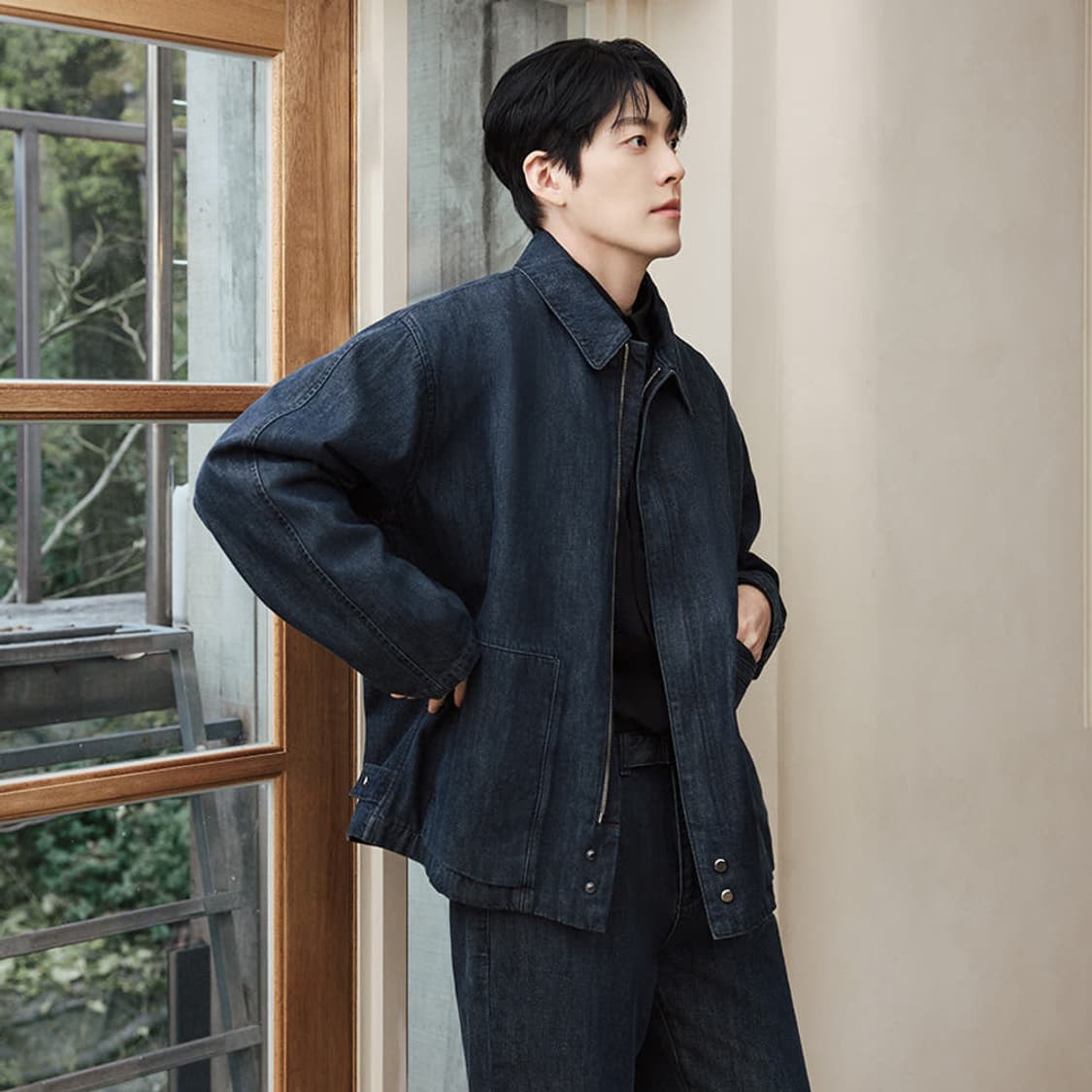 김우빈 모델) 26ss 파렌하이트 데님 자켓 L (100) 상품이미지1