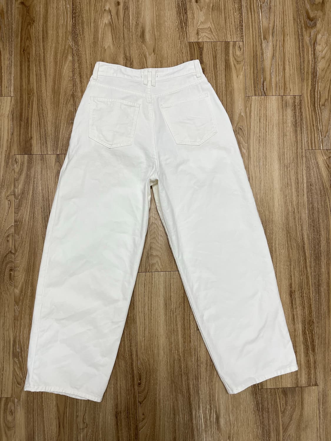 올라이츠 화이트 와이드 청바지 28 상품이미지1