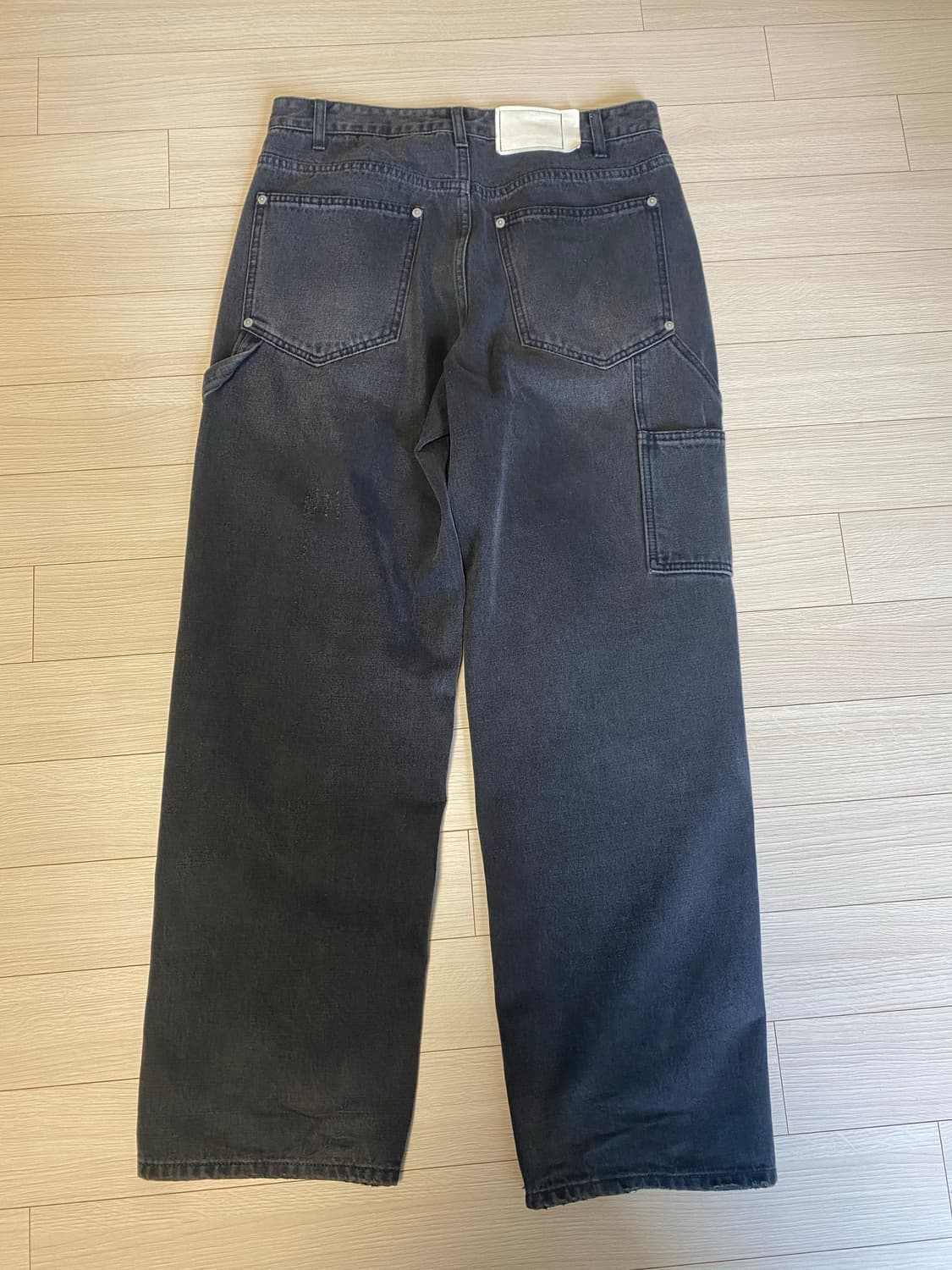 디스이즈네버댓 더블니팬츠 L 흑청 상품이미지2