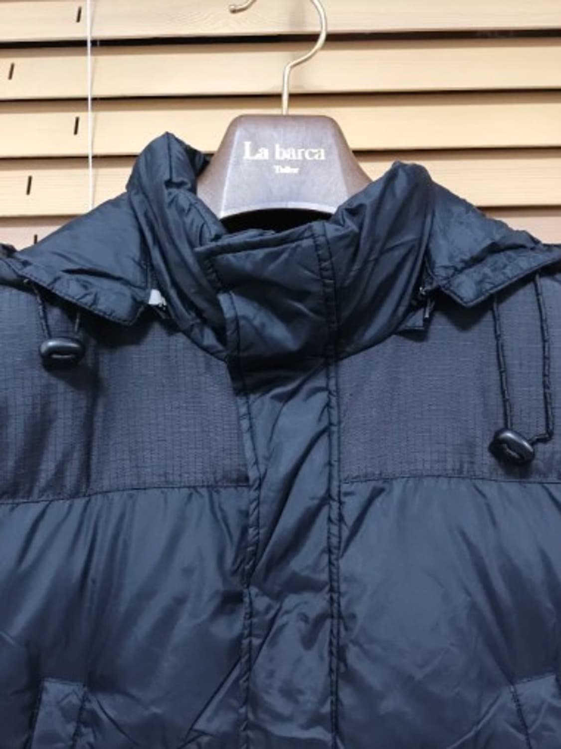 타미힐피거 블랙미디 다운패딩점퍼 L사이즈 상품이미지1