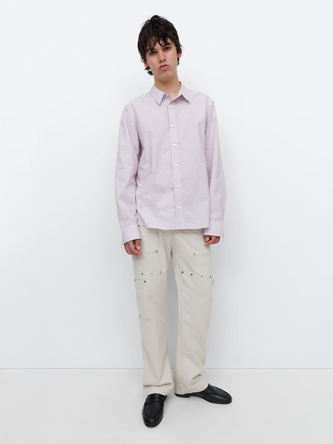 [42,44]기마구아스 Jakob 스터드 팬츠/아이보리 상품이미지1