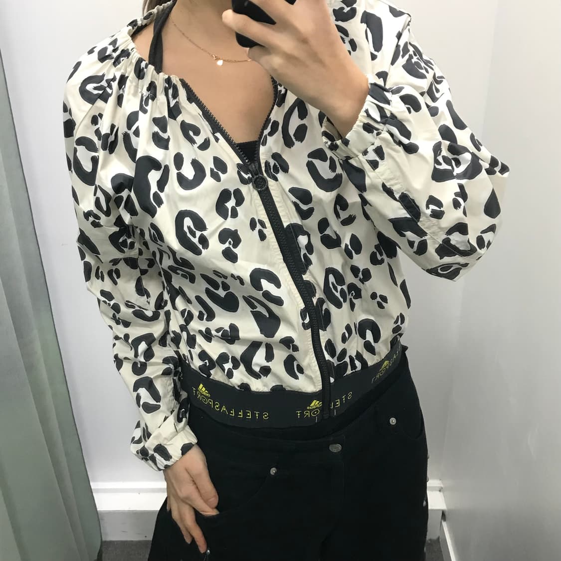 아디다스 스텔라스포츠 호피 바람막이 상품이미지4