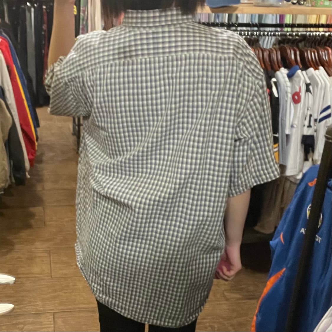 [HI] 폴로 체크 반팔 셔츠  상품이미지5