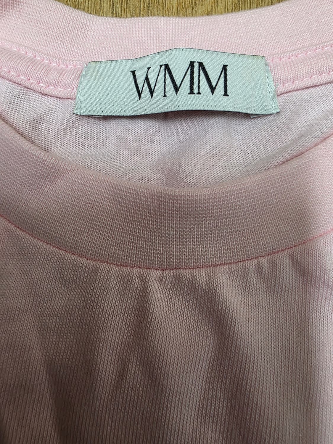 WMM 더블유엠엠 클래식 로고 반팔티 상품이미지4