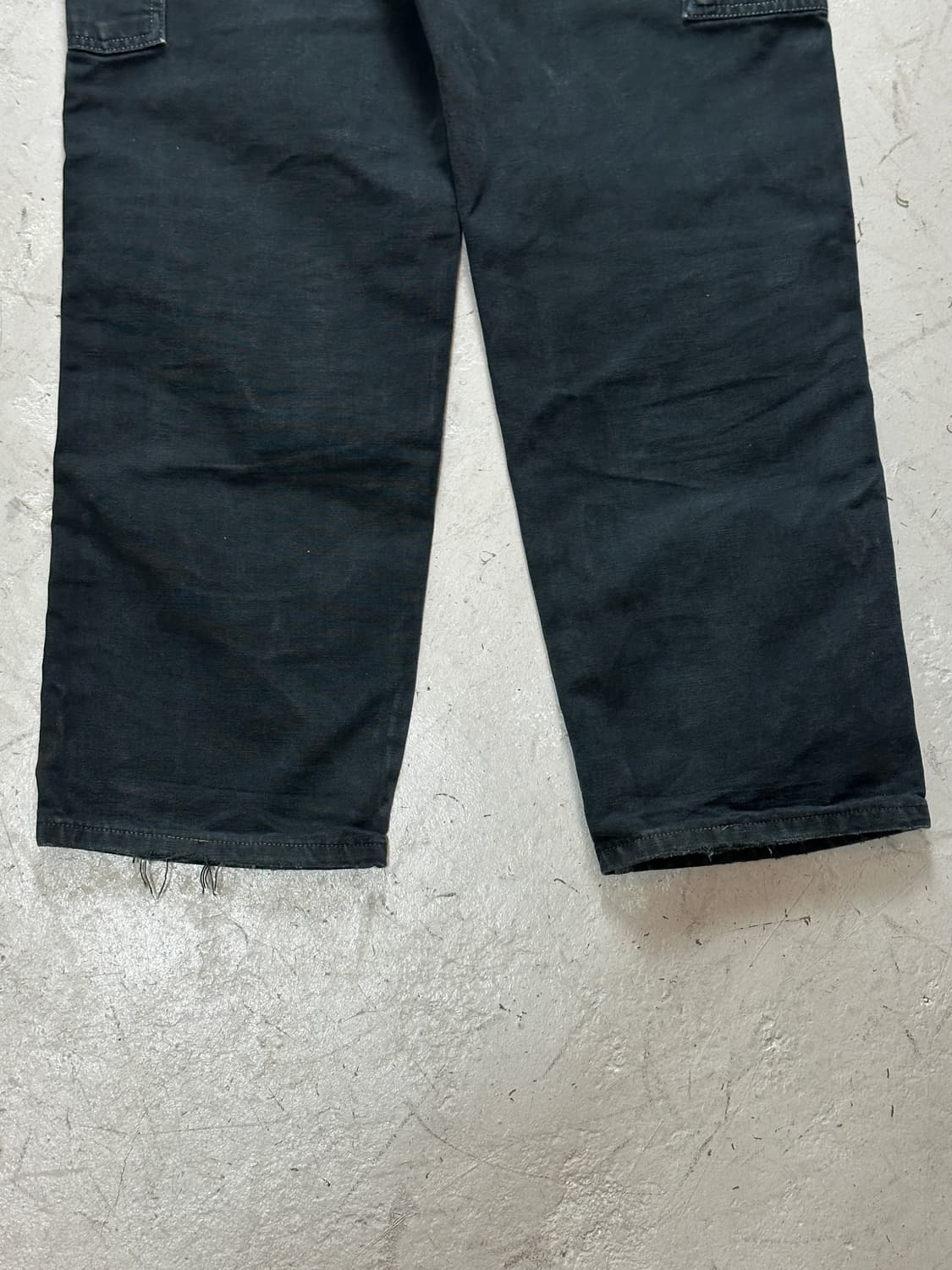 90's OG USA 칼하트 더블니 블랙 칼하트 썩블니 워크팬츠 상품이미지9