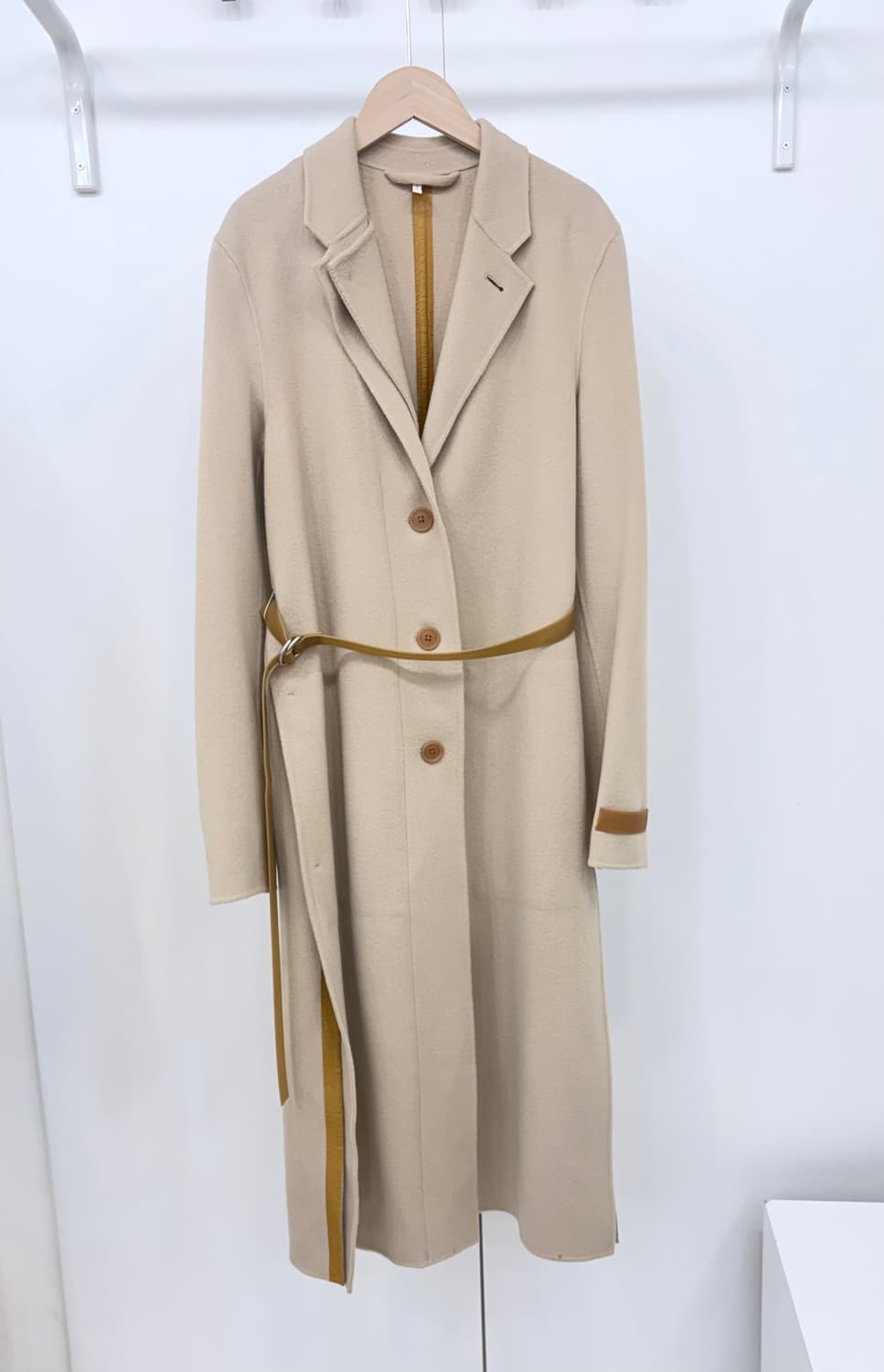 헬무트랭 울캐시 롱 코트 55-66 상품이미지4