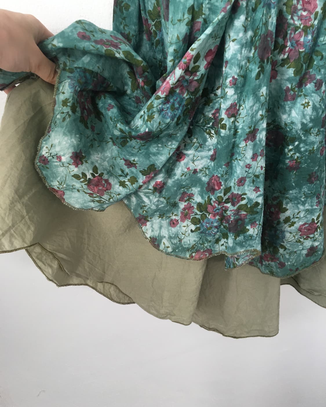 Crochet trimming unbalanced sleeveless o 상품이미지4