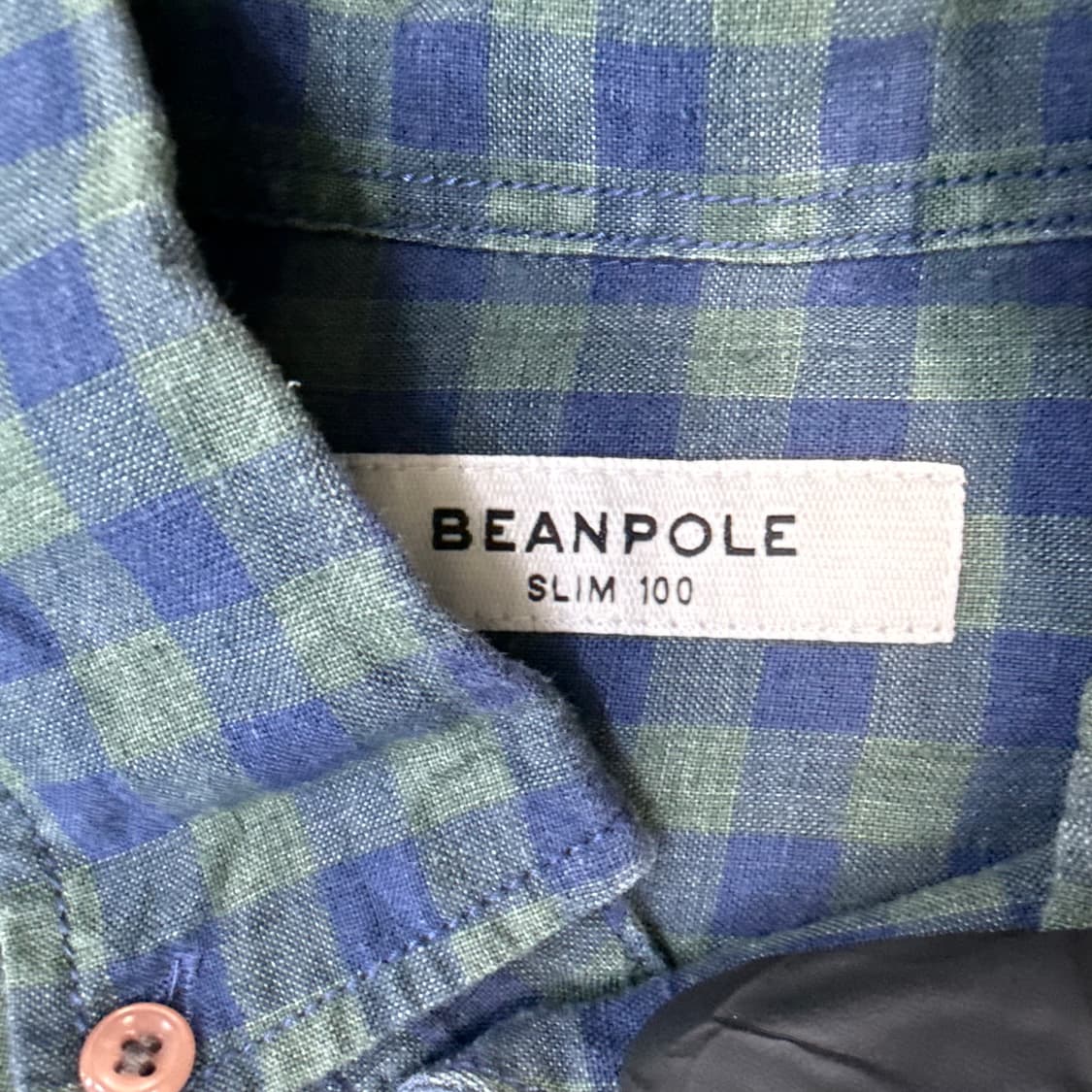 100 빈폴 슬림 체크 셔츠 0227T 상품이미지3