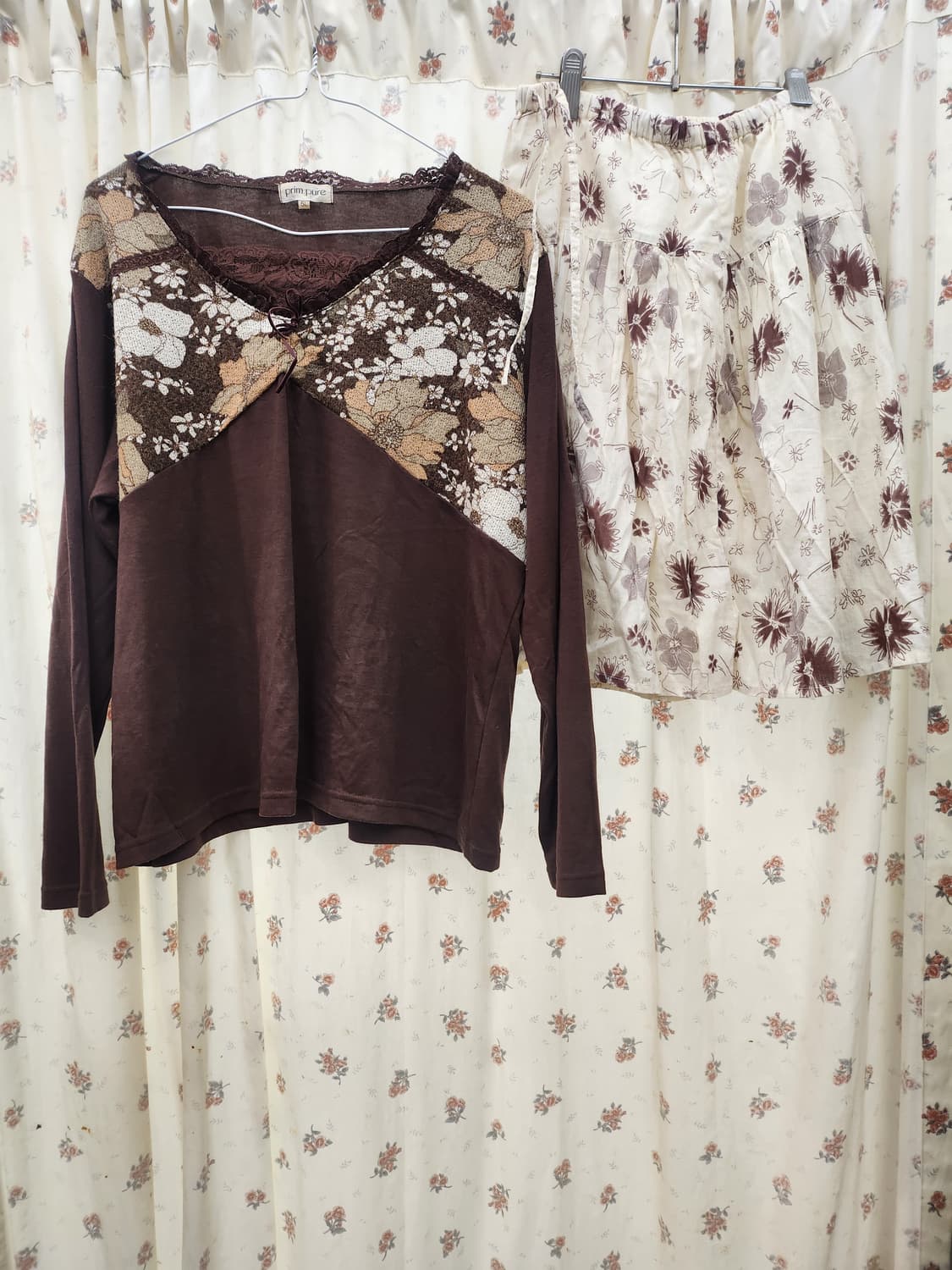 (지구샵) 얇은니트 스커트 2세트 상품이미지1