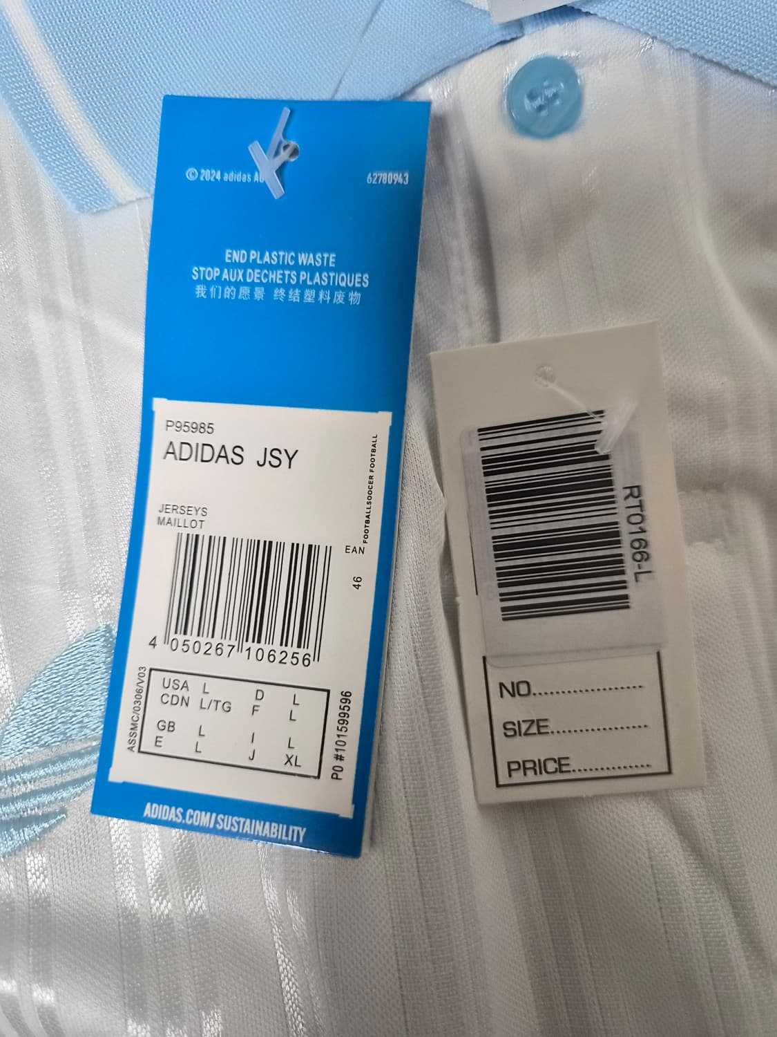아디다스Adidas 오아시스 콜라보 져지 카라티 L - T207 상품이미지4