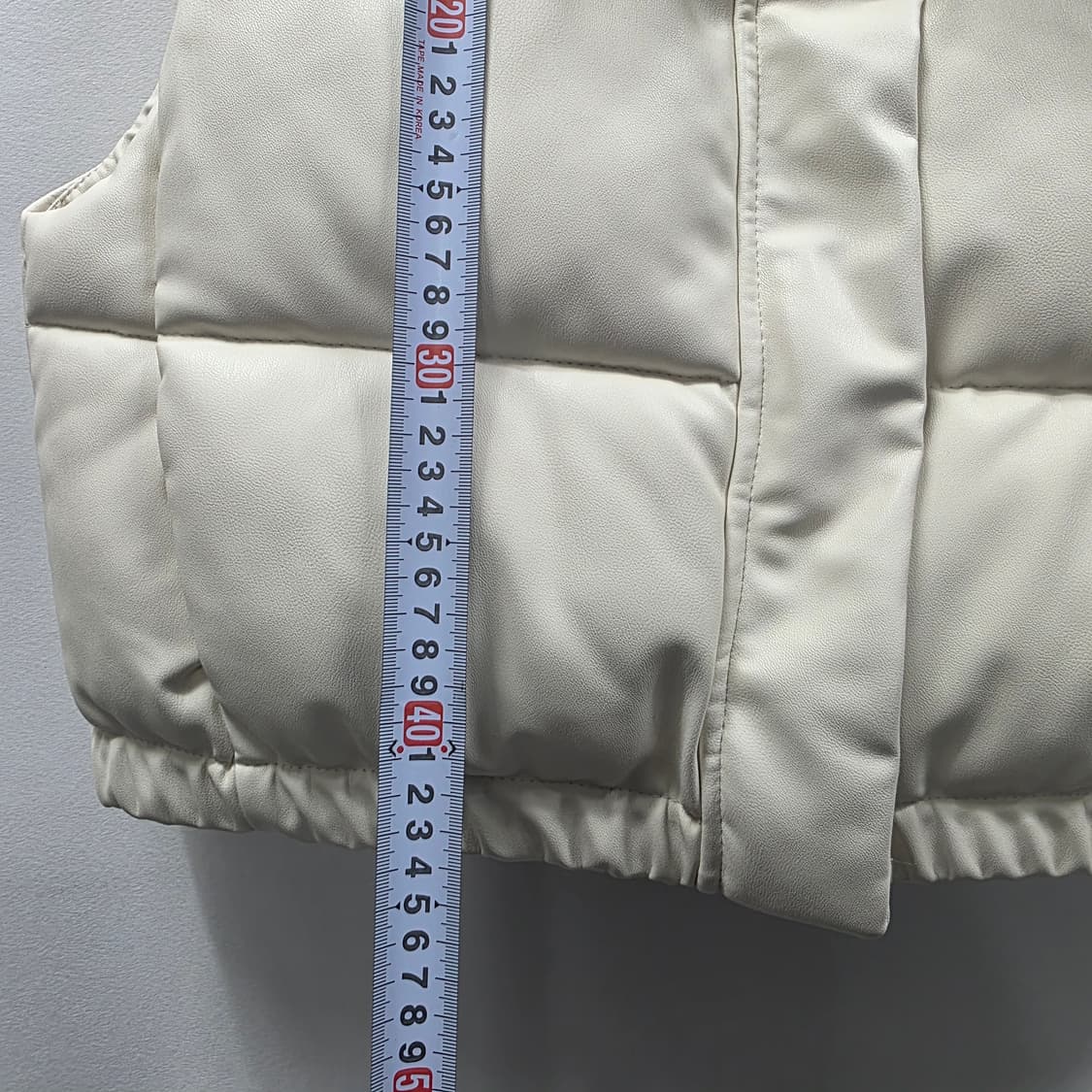 0794 zara 자라 하이넥 숏 크롭 푸퍼 패딩 조끼 베스트 M 상품이미지7