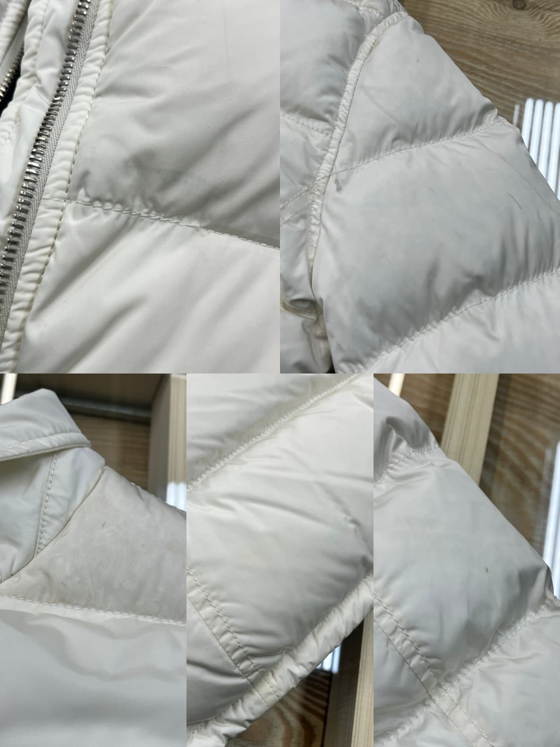 프라다 06a/w 화이트 다운 푸퍼 상품이미지10